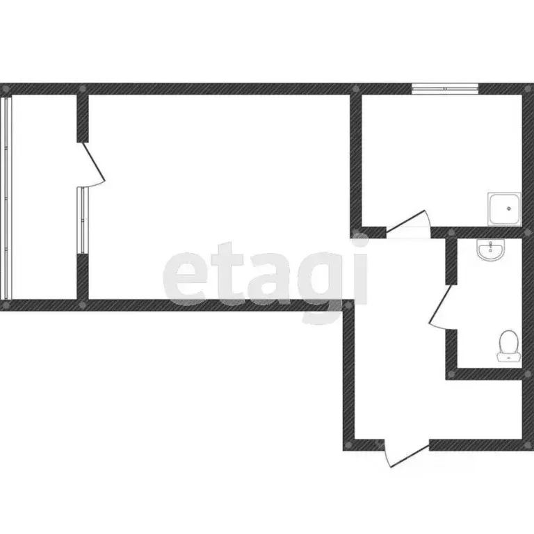 1-к кв. Вологодская область, Вологда ул. Возрождения, 26 (41.7 м) - Фото 1