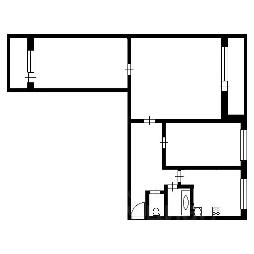 3-к кв. Санкт-Петербург просп. Художников, 5К1 (59.0 м) - Фото 2
