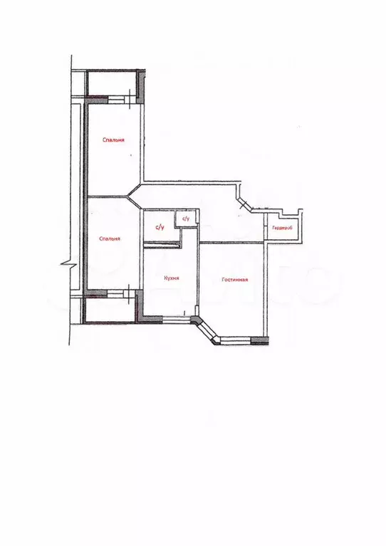 3-к. квартира, 84,4 м, 11/13 эт. - Фото 0