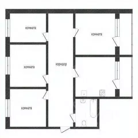 4-к кв. Воронежская область, Воронеж ул. Артамонова, 14 (59.8 м) - Фото 1