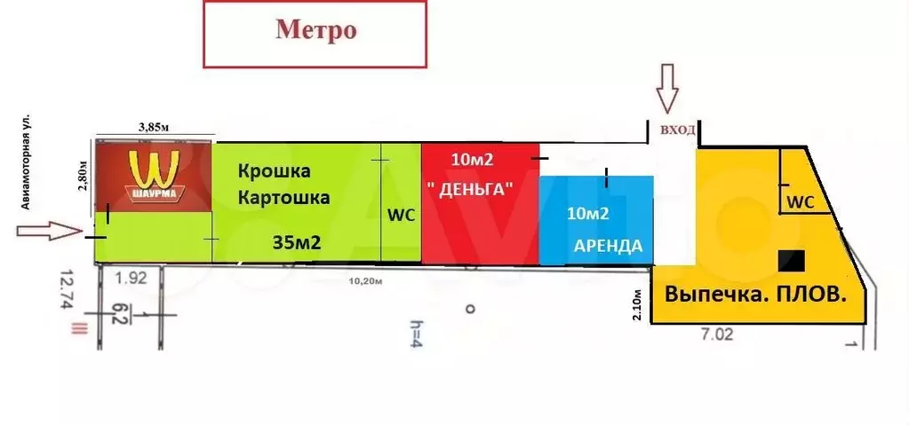 Свободного назначения, 12 м - Фото 0