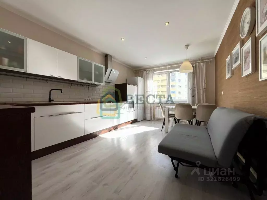 2-к кв. Ленинградская область, Всеволожск Южный мкр, просп. ... - Фото 2