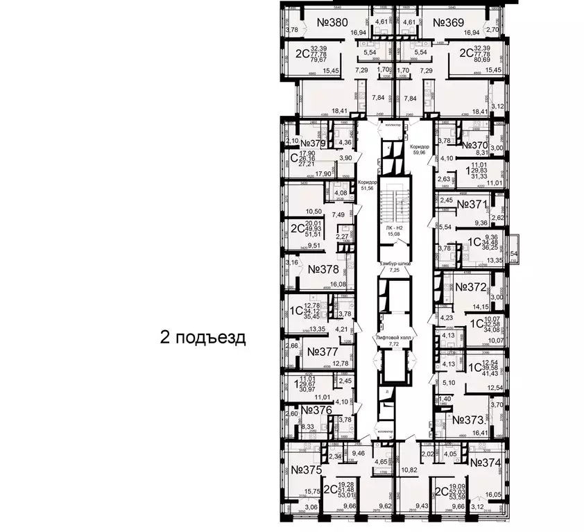 1-к кв. Тульская область, Тула пос. Горелки, Время жилой комплекс ... - Фото 2