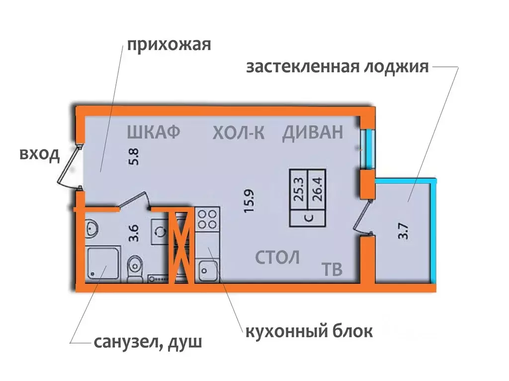 Студия Ленинградская область, Ломоносовский район, Виллозское ... - Фото 0