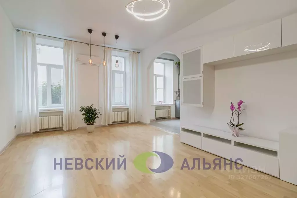 3-к кв. Санкт-Петербург Зверинская ул., 7-9 (91.3 м) - Фото 1