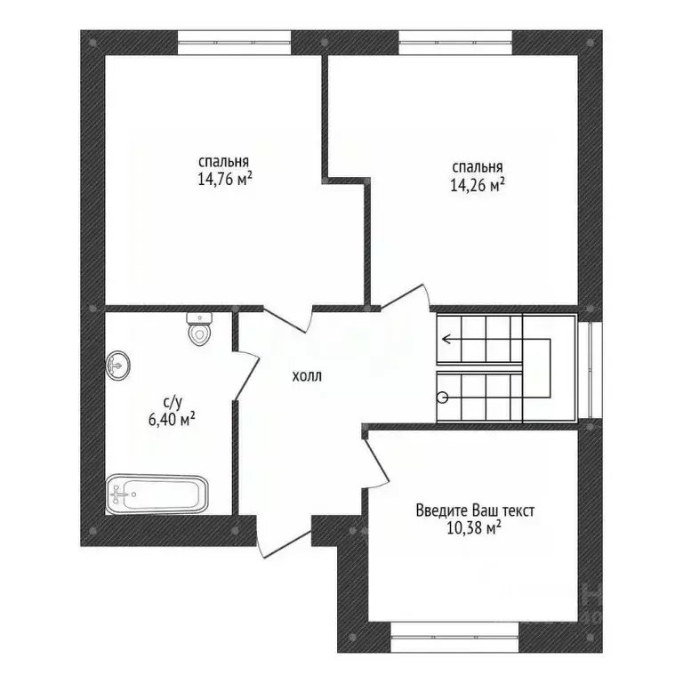 Дом в Башкортостан, Уфа городской округ, с. Нагаево 71А (128 м) - Фото 2