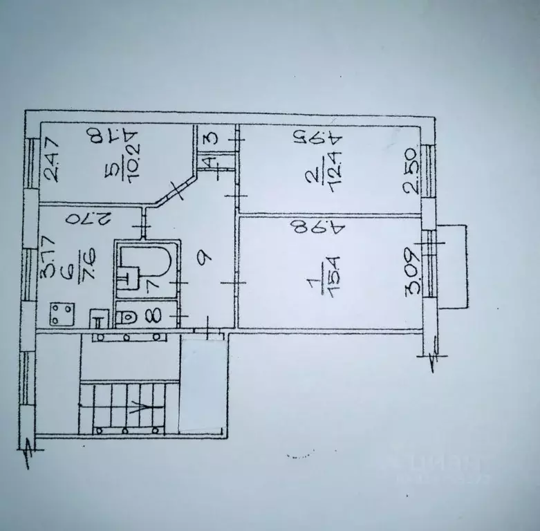 3-к кв. Новосибирская область, Новосибирск ул. Куприна, 30 (58.0 м) - Фото 0