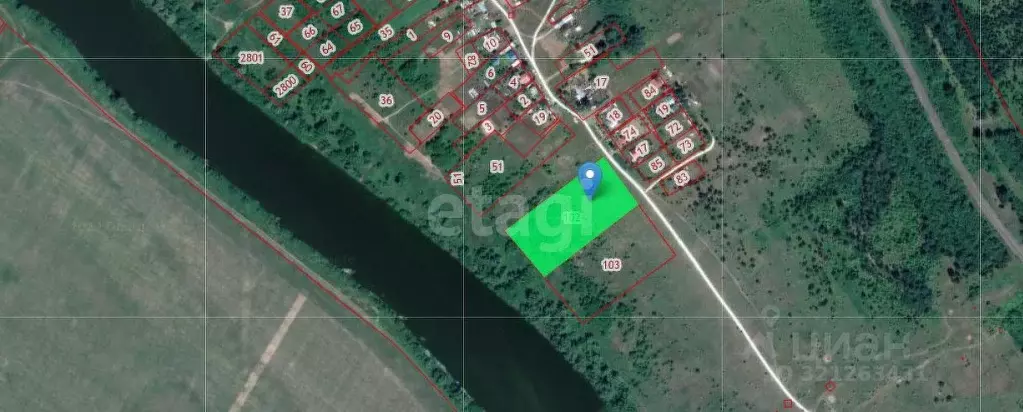 Участок в Липецкая область, Задонский район, Донской сельсовет, д. ... - Фото 1