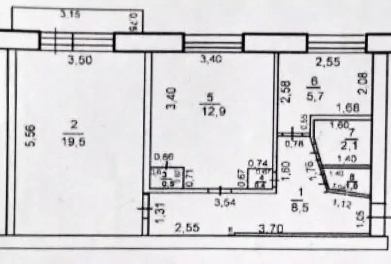 2-к кв. Оренбургская область, Оренбург ул. Конституции СССР, 16 (51.0 ... - Фото 2