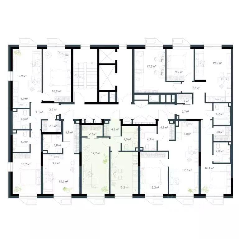 1-к кв. Приморский край, Владивосток Дом на Востоке жилой комплекс, ... - Фото 2