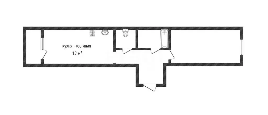 1-комнатная квартира: Абакан, улица Некрасова, 41 (47.2 м) - Фото 1