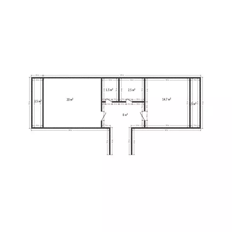 1-комнатная квартира: Махачкала, проспект Насрутдинова, 55Б (54 м) - Фото 2
