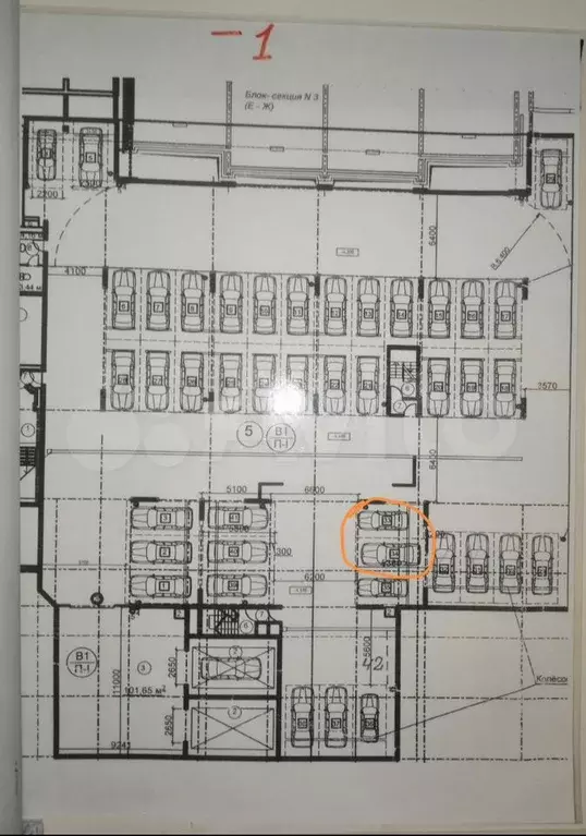Машиноместо, 13 м - Фото 0