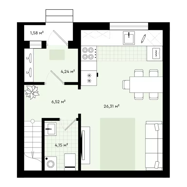 2-комнатная квартира: Тюмень, улица Алексея Рогожина, 33 (81.08 м) - Фото 0