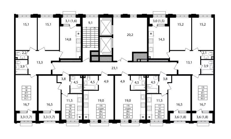 1-комнатная квартира: москва, михалковская улица, 48с7 (38.2 м) - Фото 1