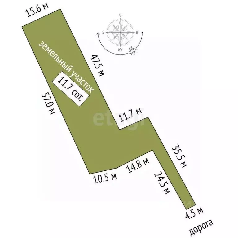 Участок в Саратовская область, Балашов Советская ул., 172 (11.0 сот.) - Фото 1