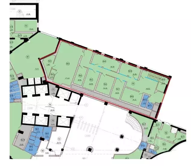 Офис в Москва Тестовская ул., 10 (277 м) - Фото 1
