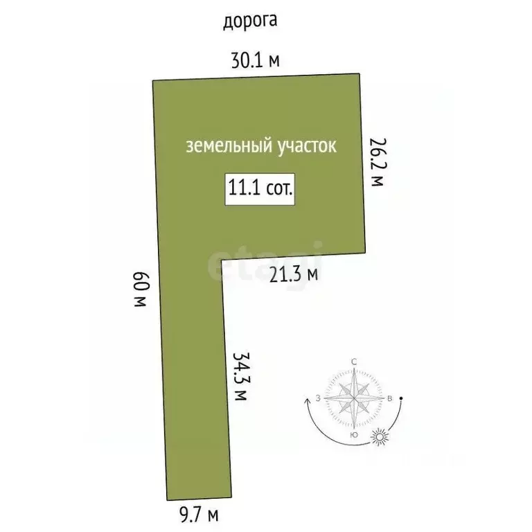 Участок в Тюменская область, Тюменский муниципальный округ, д. Ушакова ... - Фото 2