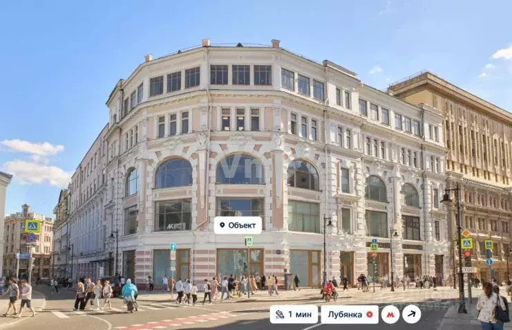 Помещение свободного назначения в Москва Мясницкая ул., 8/2 (960 м) - Фото 1