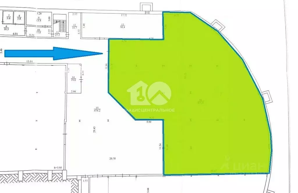 Производственное помещение в Новосибирская область, Обь тракт Омский, ... - Фото 2