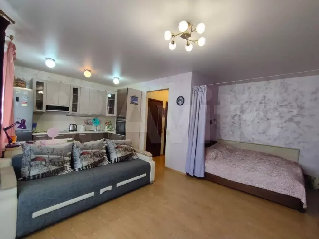 Квартира-студия, 41,3 м, 4/6 эт. - Фото 1