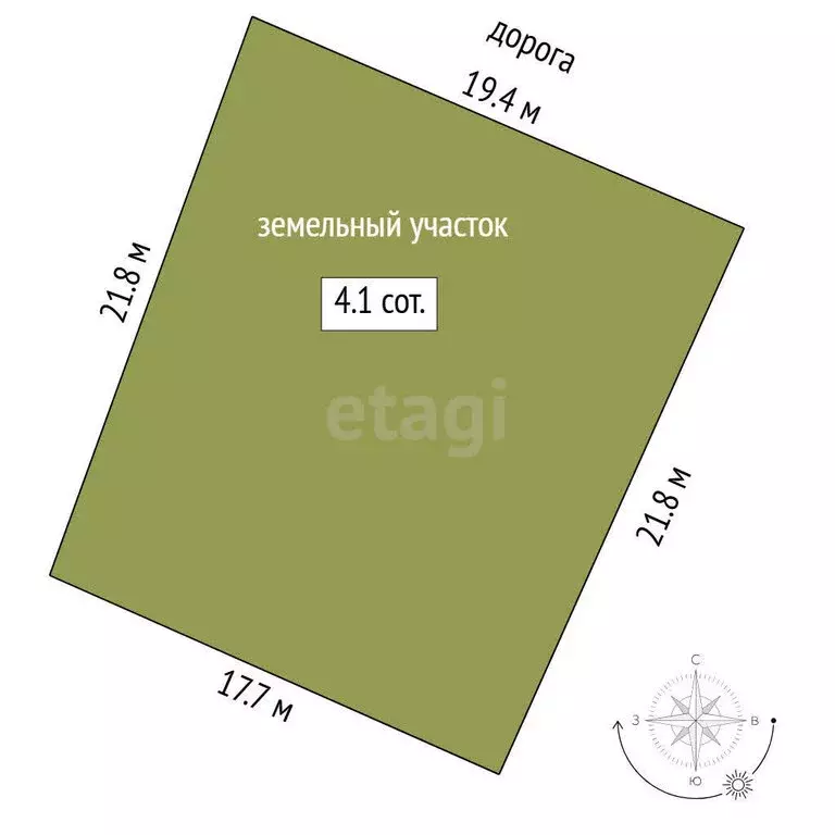 Участок в Тюмень, СНТ Мелиоратор, Садовая улица (4.1 м) - Фото 0