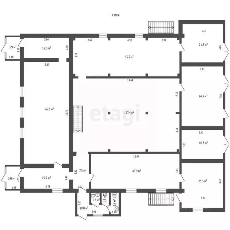 Торговая площадь в Ямало-Ненецкий АО, Новый Уренгой просп. Мира, 30 ... - Фото 2