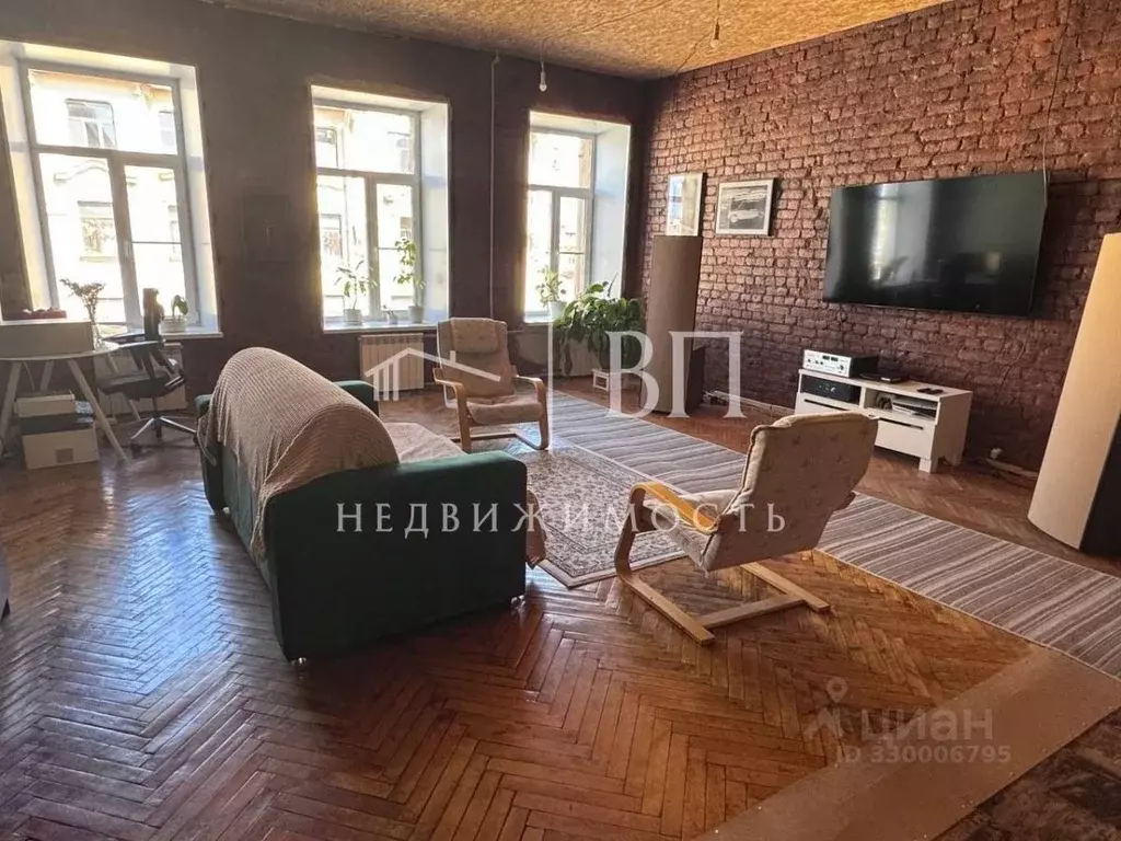 2-к кв. Санкт-Петербург Съезжинская ул., 11 (99.04 м) - Фото 1