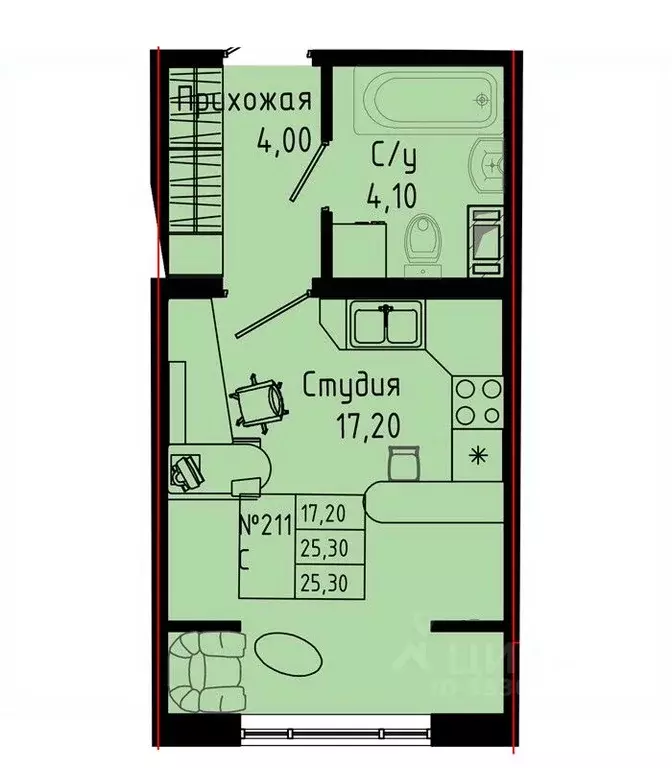 Студия Ленинградская область, Коммунар г. Гатчинский муниципальный ... - Фото 1