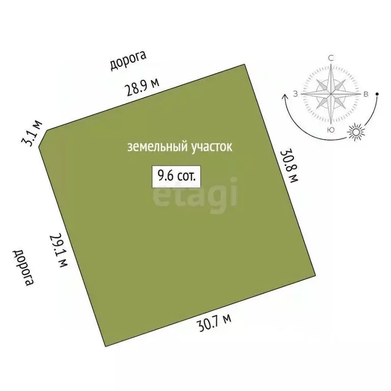 Участок в Тюменская область, Тюменский муниципальный округ, Архип ... - Фото 2