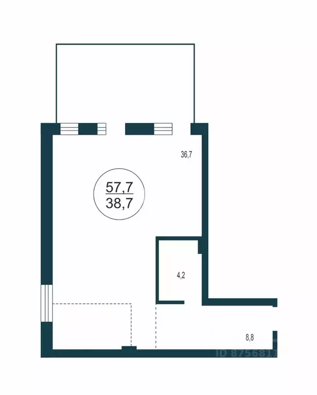 3-к кв. Новосибирская область, Мошковский район, пос. Октябрьский ул. ... - Фото 2