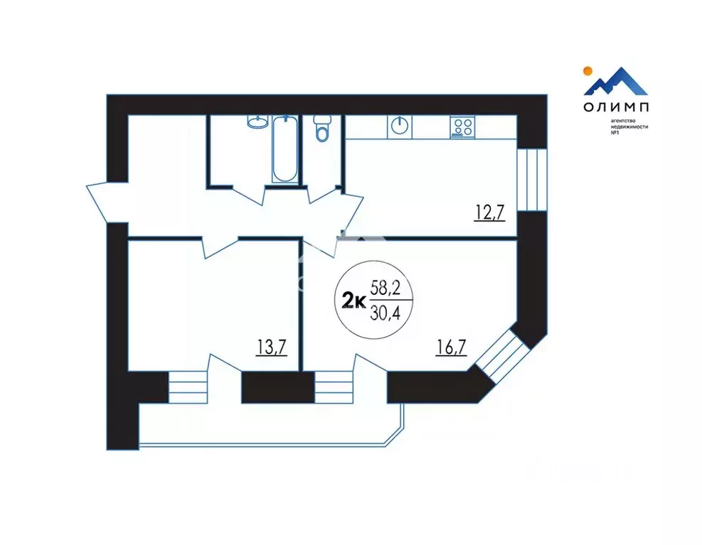 2-к кв. Ярославская область, Ярославль ул. Панина, 17к3 (58.2 м) - Фото 2