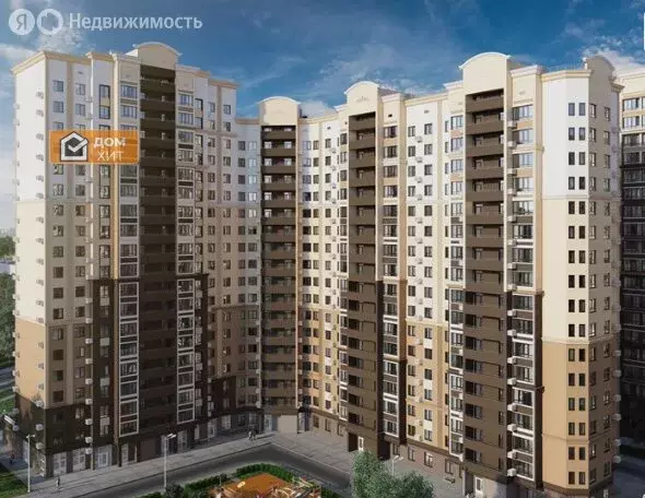 2-комнатная квартира: село Мирное, улица Крымской Весны, 4к1А (61 м) - Фото 1