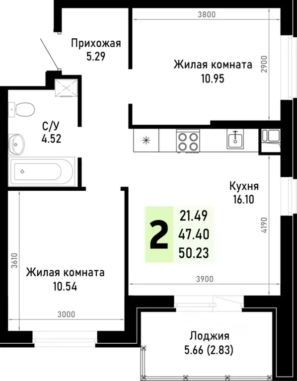 2-к кв. Краснодарский край, Анапа муниципальный округ, Нижняя ... - Фото 0