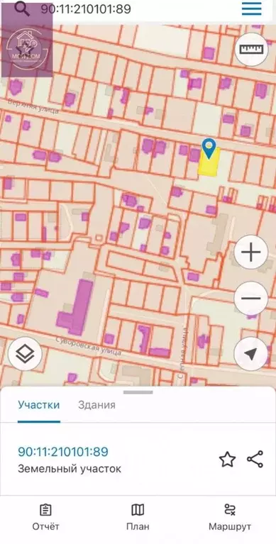 Участок в Крым, Сакский район, с. Суворовское ул. Верхняя, 33 (8.0 ... - Фото 1