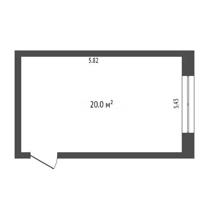 1к в -комнатной квартире (20 м) - Фото 0