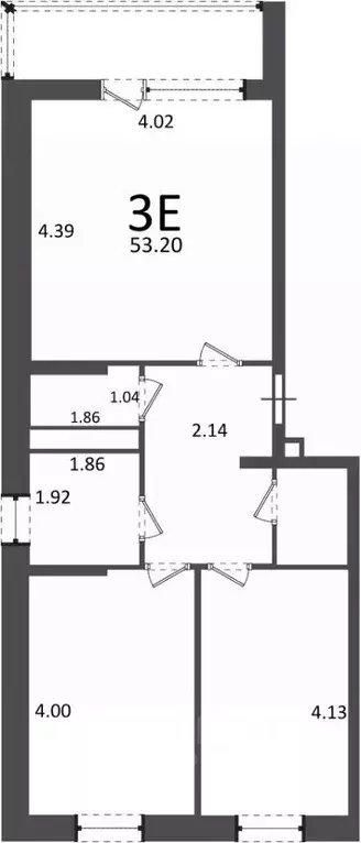 3-к кв. Москва ул. Генерала Пилипенко, 1к3 (53.2 м) - Фото 2