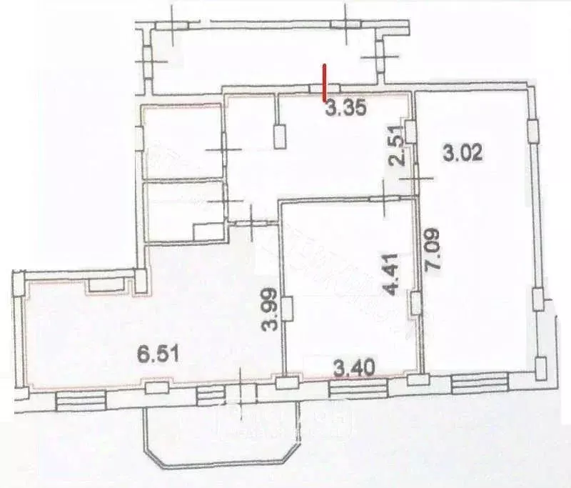 2-к кв. Курская область, Курск Орловская ул., 1А (73.4 м) - Фото 1