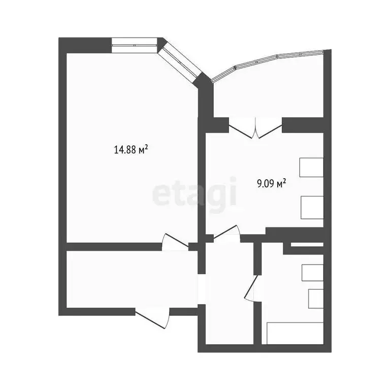 1-комнатная квартира: Воронеж, улица Ломоносова, 114/22к2 (37.5 м) - Фото 1