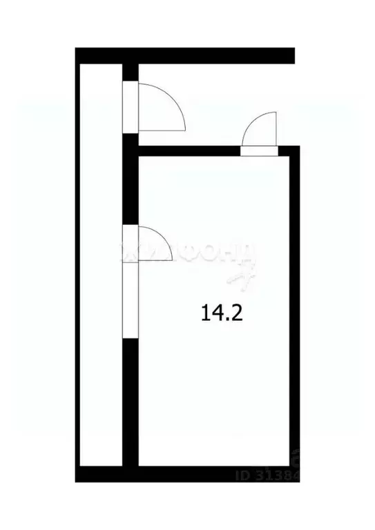 Комната Новосибирская область, Новосибирск Каменская ул., 26 (10.2 м) - Фото 0