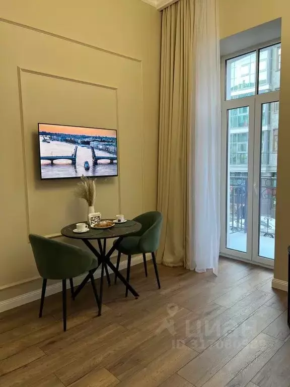 Студия Санкт-Петербург Тележная ул., 21 (27.0 м) - Фото 1
