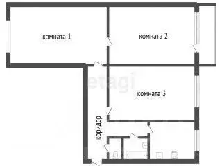 3-к кв. Воронежская область, Воронеж ул. Ватутина, 14 (58.6 м) - Фото 2