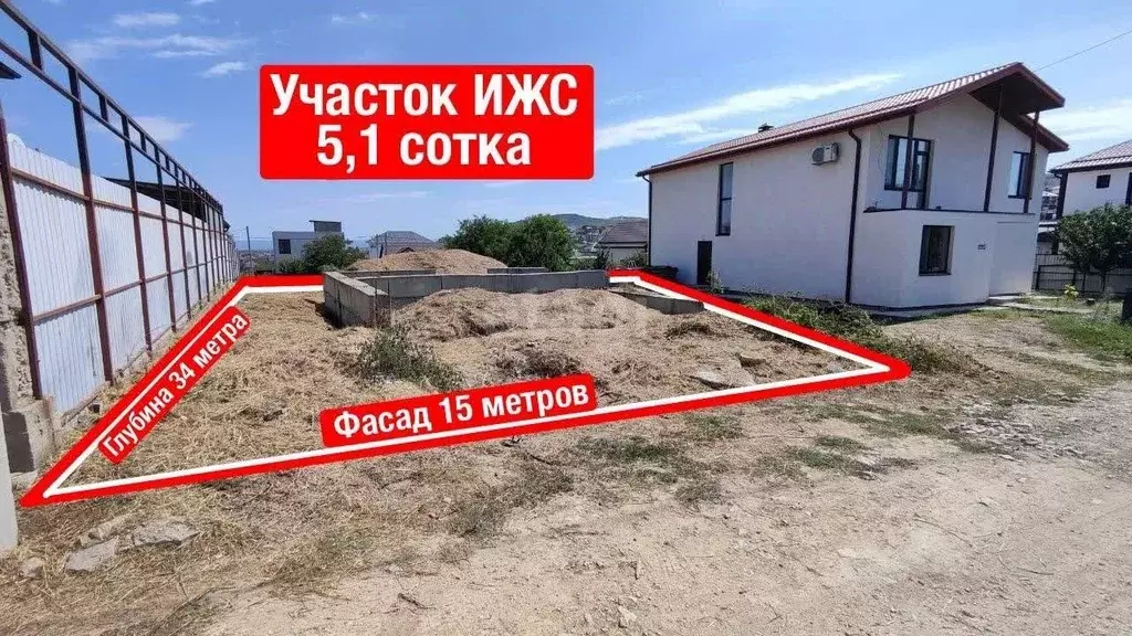 Участок в Краснодарский край, Анапа муниципальный округ, с. Супсех ул. ... - Фото 1