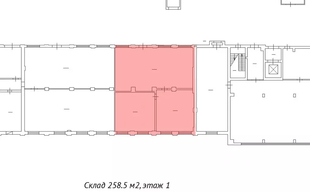 Склад в Санкт-Петербург ул. Комсомола, 1-3АЦ (259 м) - Фото 2
