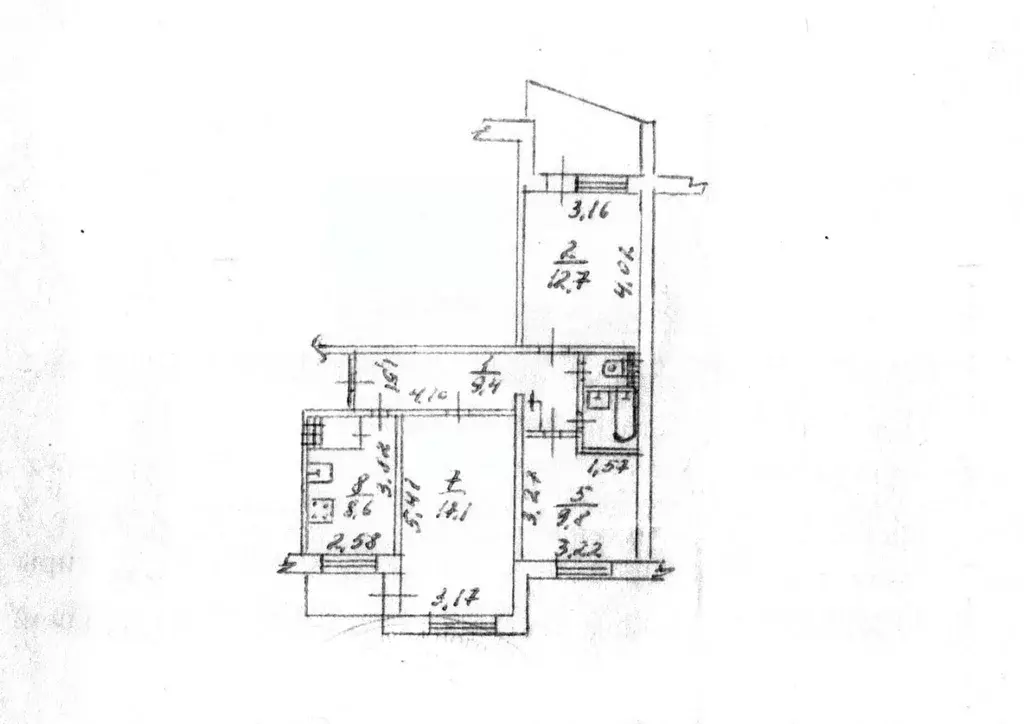 3-к кв. Крым, Симферополь ул. Марка Донского, 20 (66.1 м) - Фото 2