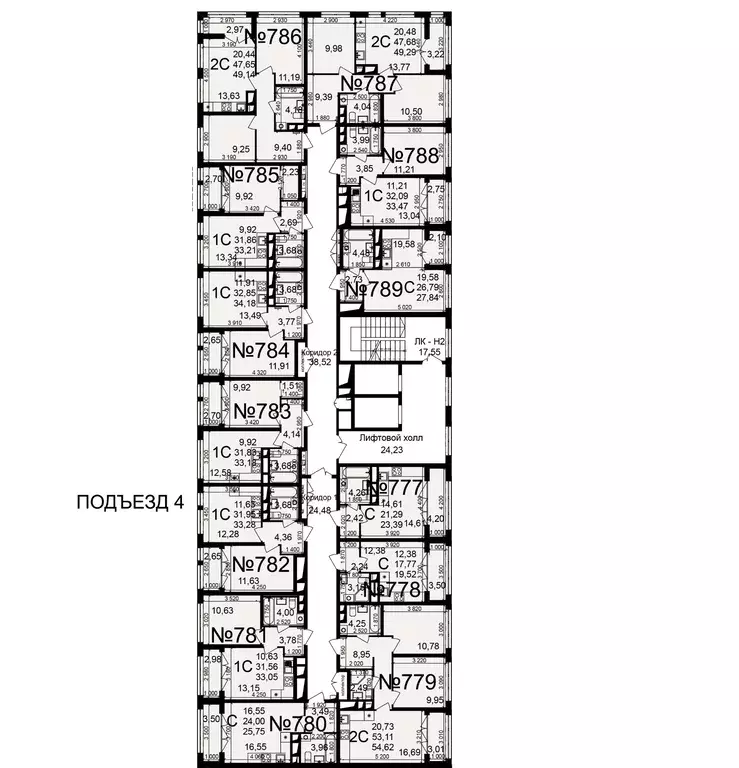 2-к кв. Тульская область, Тула пос. Горелки, Время жилой комплекс ... - Фото 2