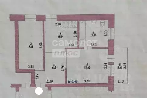 2-к кв. Волгоградская область, Краснослободск Среднеахтубинский район, ... - Фото 2