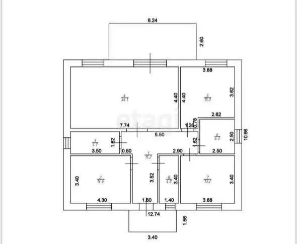 Дом в село Сокуры, Вечная улица (130 м) - Фото 1