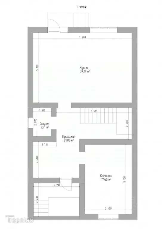 Дом в Кабардино-Балкария, Нальчик ул. Идарова, 194 (192 м) - Фото 1