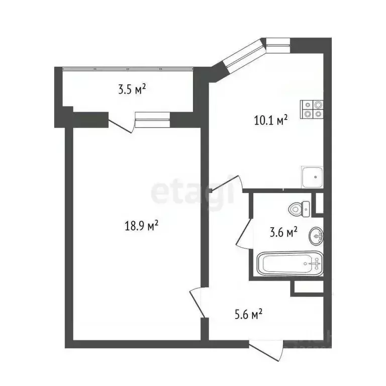 1-к кв. Москва ул. Ухтомского Ополчения, 1 (37.8 м) - Фото 1